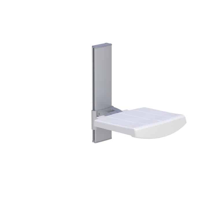 WALL MOUNTED SHOWER SEAT, HEIGHT ADJUSTABLE