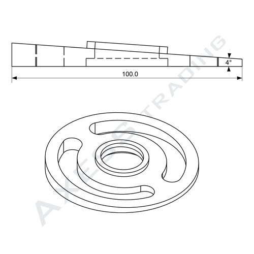 Post Leveling Plate