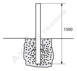 Concreting Post