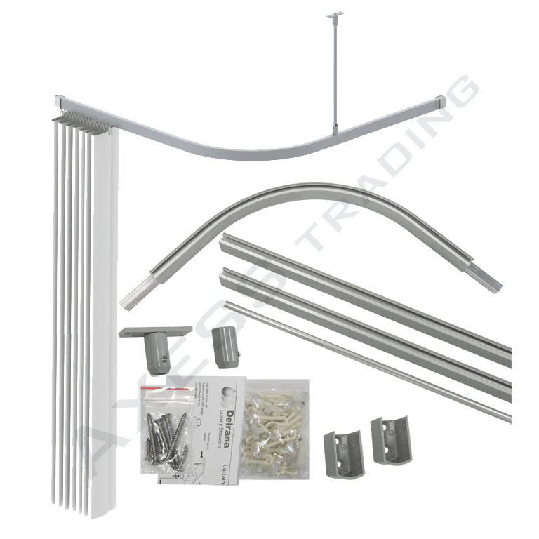 shower curtain track kits