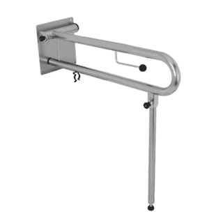 T46 BARIATRIC TOILET DROP DOWN HAND RAIL