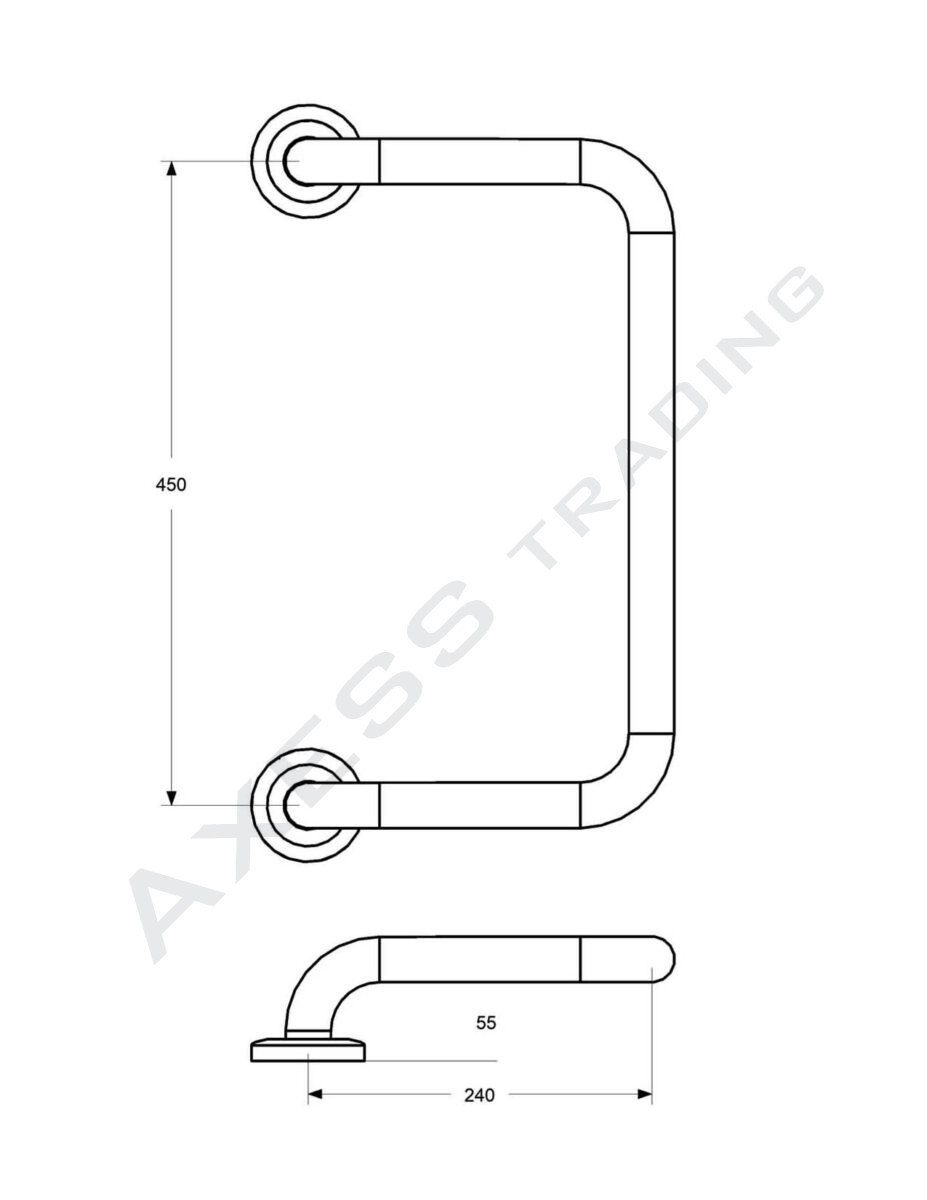 Offset Grab Rail