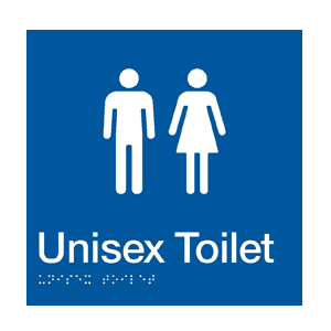 BS.UT - BRAILLE SIGNAGE - Unisex Toilet 1